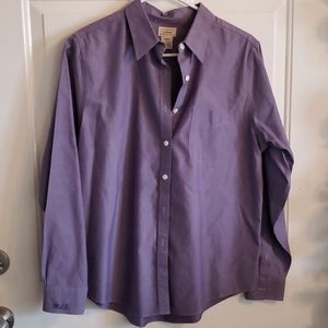 LL Bean purple women's shirt
